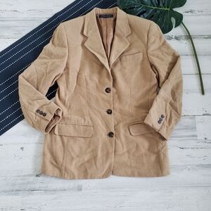 Brooks Brothers| Vintage Camelhair Blazer Tan Size 8